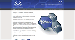 Desktop Screenshot of hexagon-developments.co.uk